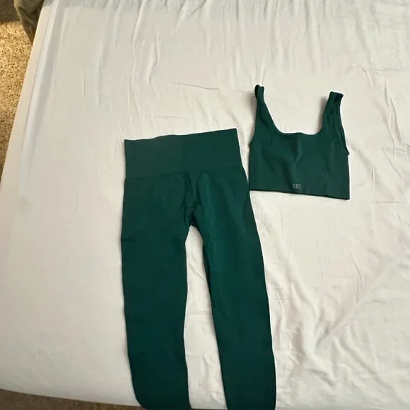 Set Active Sculptflex Box Cut Bra and Leggings - Mojito - Picture 2 of 4